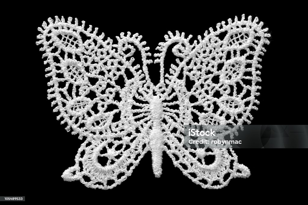 Lace Butterfly  Abstract Stock Photo