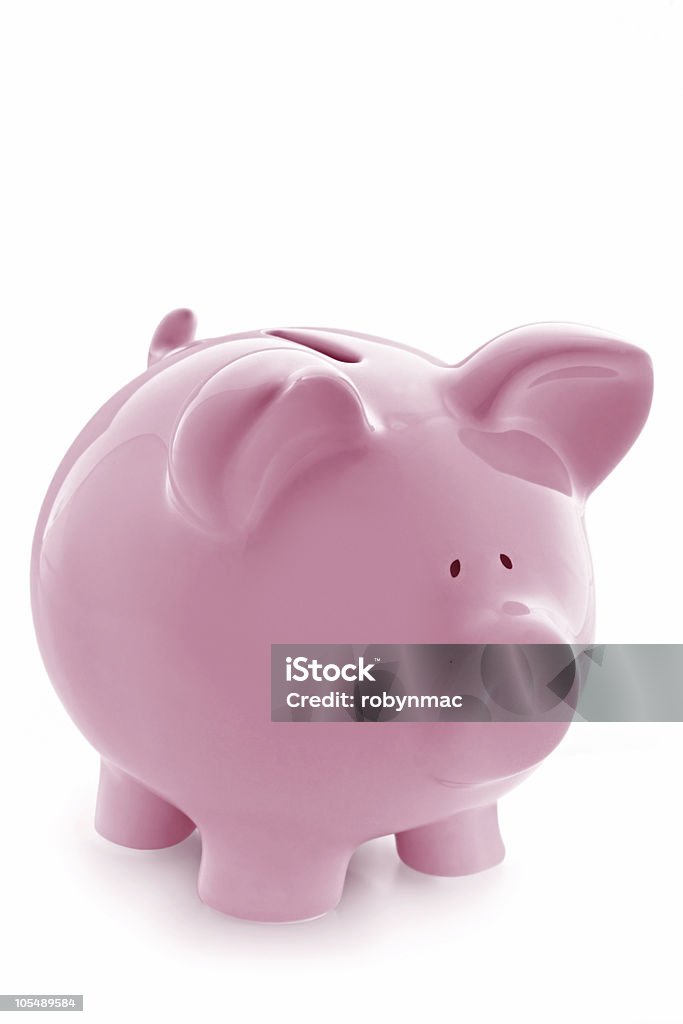 Pink Piggy Bank  Allowance Stock Photo