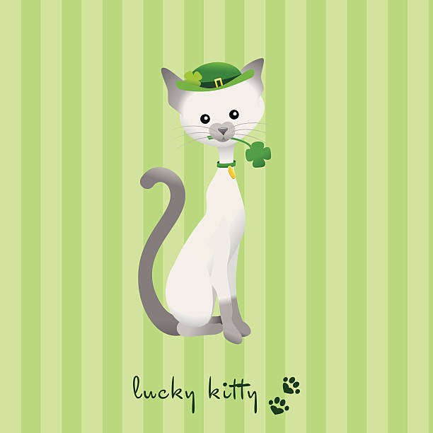 Lucky Kitty - Illustration vectorielle