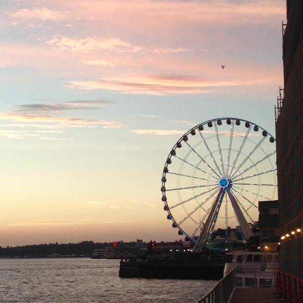 istock Ferris Wheel in Seattle, WA, USA 1054898938