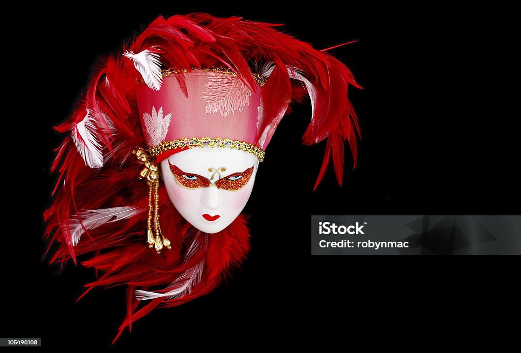 Maschera veneziana - Foto stock royalty-free di Bianco