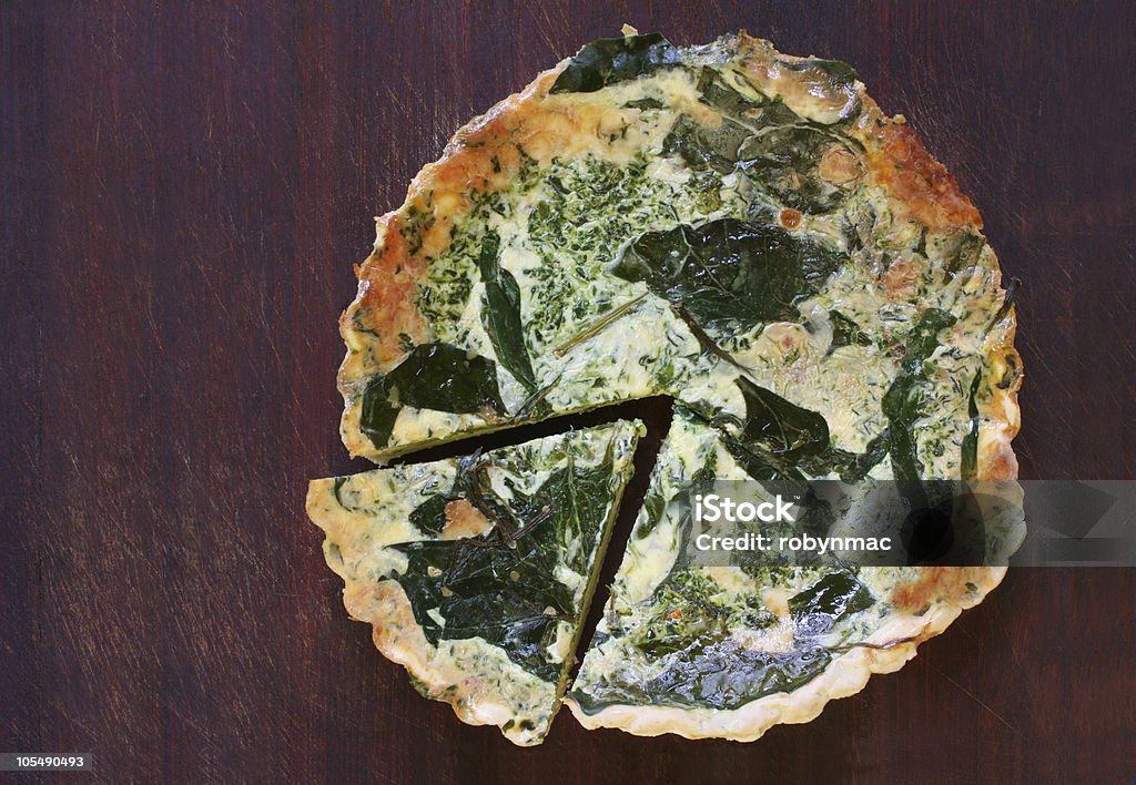 Quiche de Espinafre - Foto de stock de Assado no Forno royalty-free