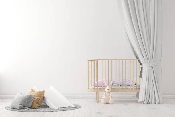 istock Kids nursery room interior copy space background 1054905140