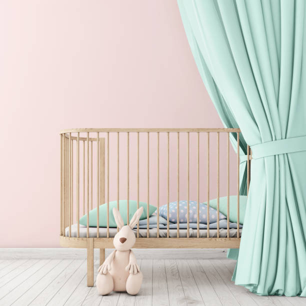 istock Kids nursery room interior copy space background 1054905142