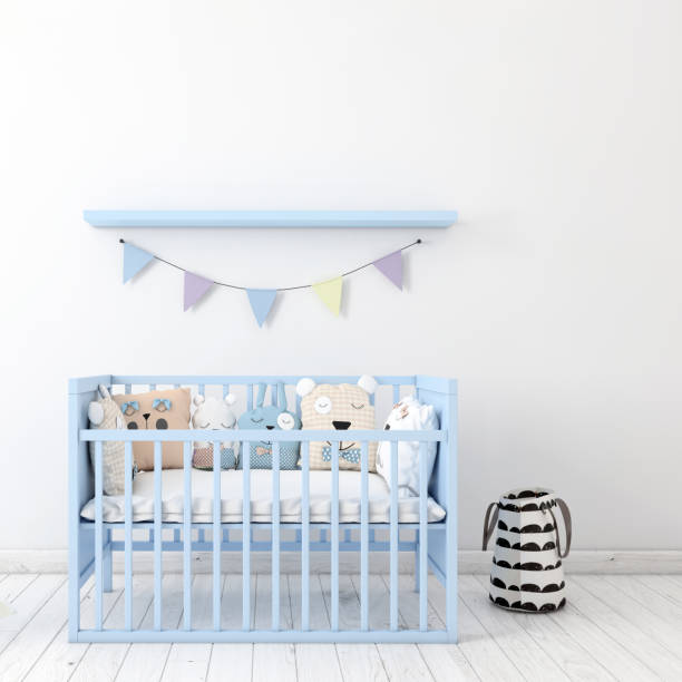 istock Kids nursery room interior copy space background 1054905196