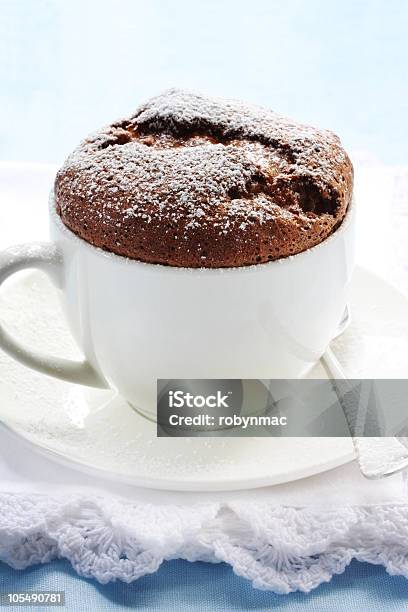 Chocolate Souffle Stock Photo - Download Image Now - Chocolate Souffle, Cup, Dessert Souffle