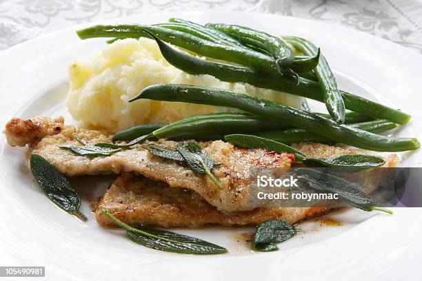 Veal Scaloppini Stock Photo - Download Image Now - Veal Scaloppini, Bean, Beef