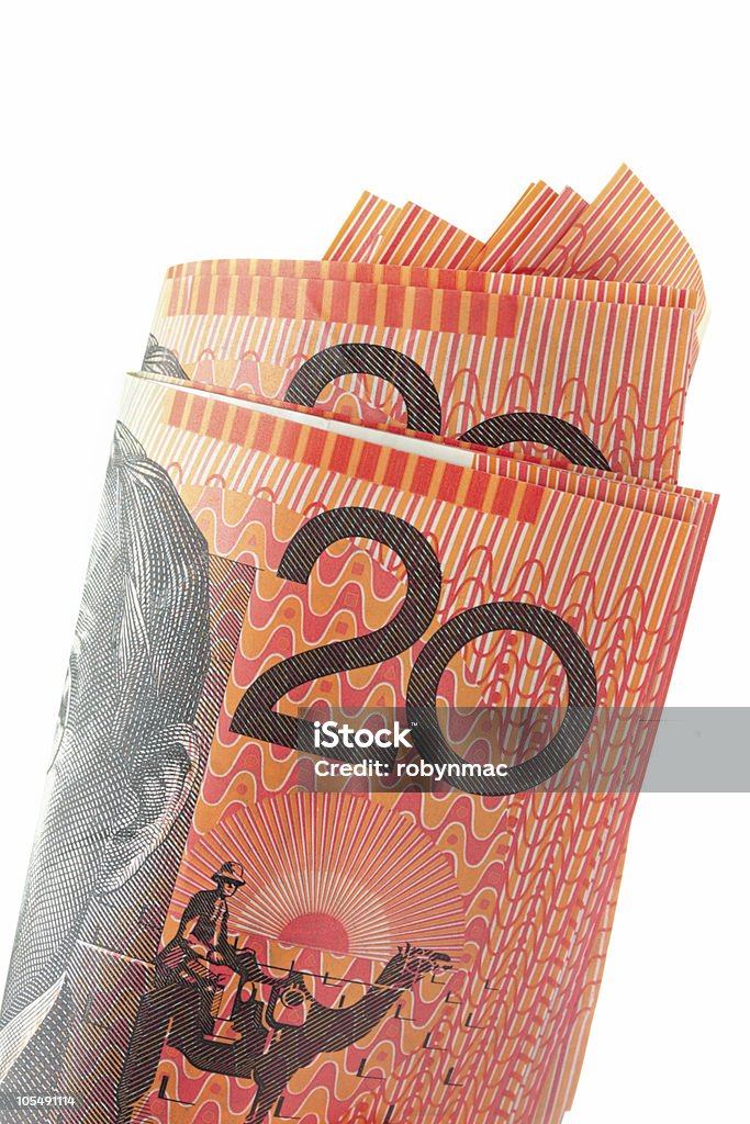 Australian Twenty Dollar Notes  Australia Stock Photo
