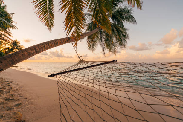 Paradisiac beach at Maldives