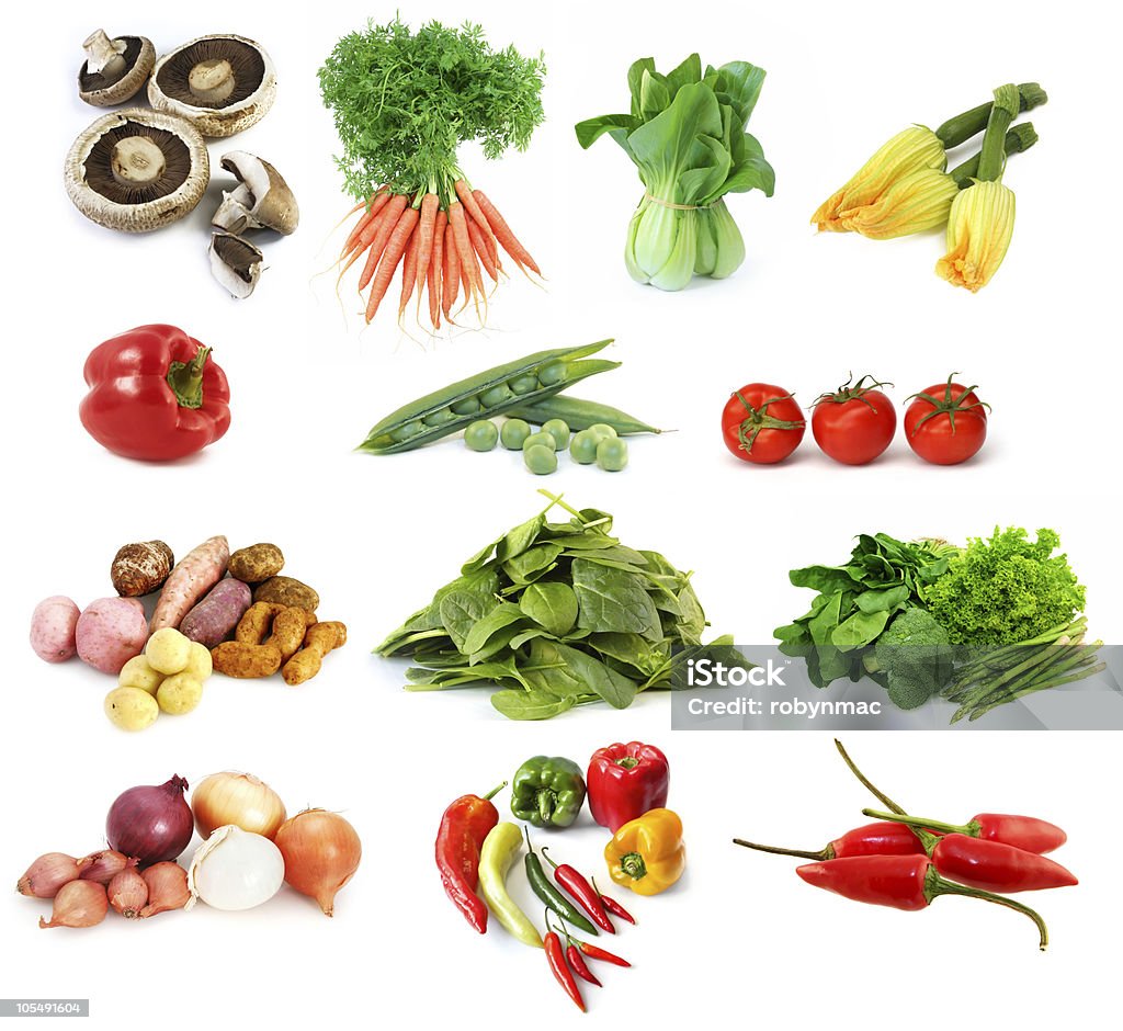 Collezione di verdure - Foto stock royalty-free di Carota