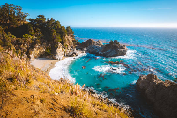 istock McWay Falls at sunset, Big Sur, California, USA 1054916284