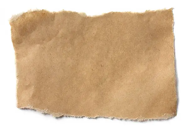 Photo of Torn Brown Paper
