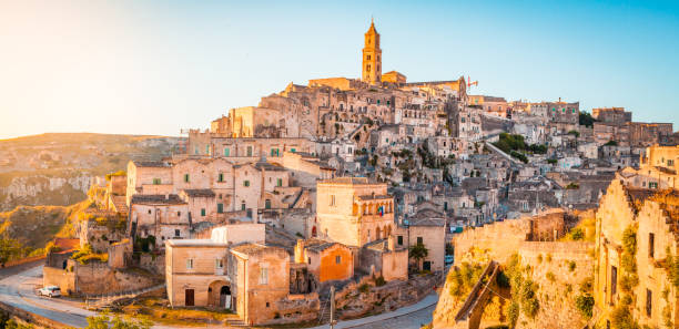 istock Sassi di Matera at sunrise, Basilicata, Italy 1054916442