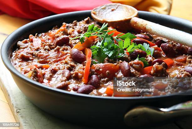 Chilli Stock Photo - Download Image Now - Chili Con Carne, Beef, Bean