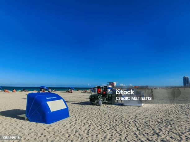 The People Resting At South Beach Miami Florida Stock Photo - Download Image Now - Adult, Architecture, Art Deco