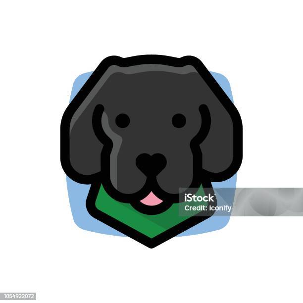 Web Stock Illustration - Download Image Now - Black Labrador, Illustration, Dog