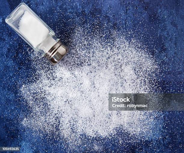 Salt Spilled Stock Photo - Download Image Now - Salt - Seasoning, Spilling, Color Image