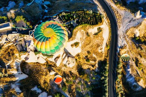 Flying, Hot Air Balloon, National Landmark, Anatolia, Cappadocia, Göreme,