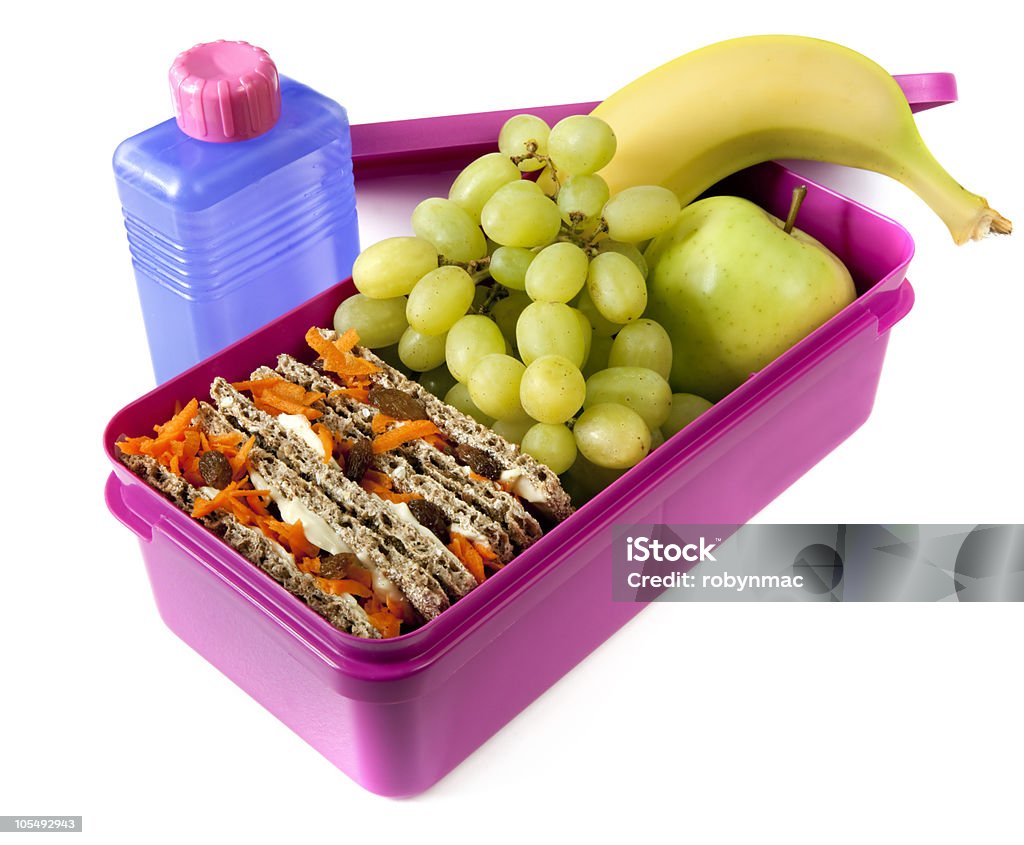Caixa de almoço nutritivo - Foto de stock de Merenda Escolar royalty-free
