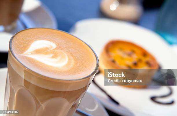 Coffee And Cake Stock Photo - Download Image Now - Cafe, Cake, Cappuccino