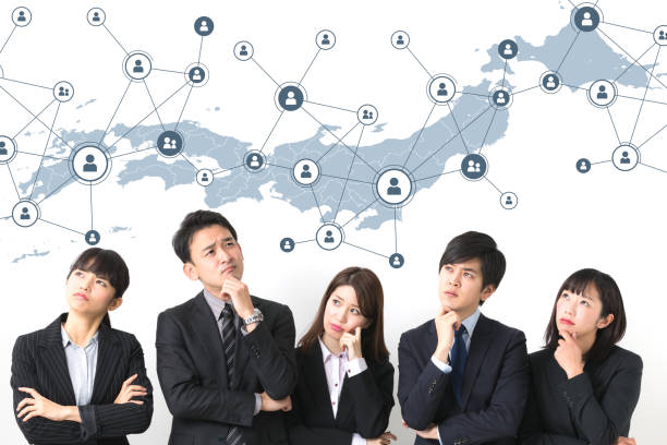 istock Group of people thinking about the Japan. 1054930994