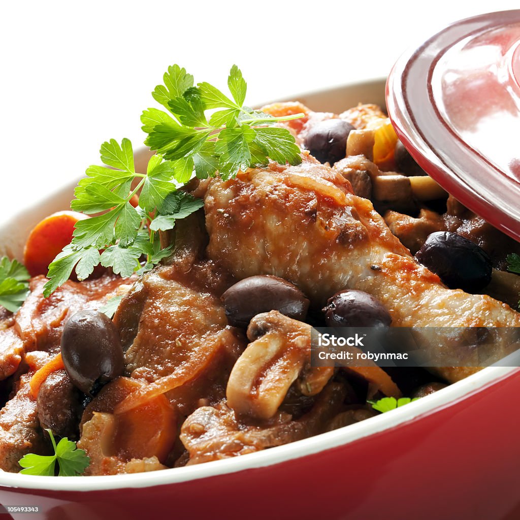 Chicken Casserole  Chicken Cacciatore Stock Photo