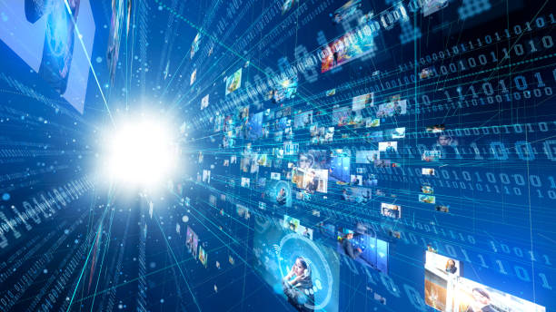 istock Social media and digital communication concept. 1054934044