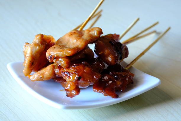 istock Grilled Skewered Milk Pork 1054935560