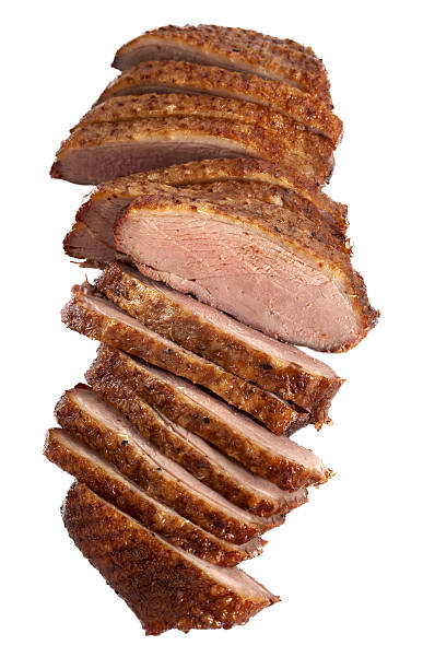istock smoked  duck breast fillet,  sliced 105494133