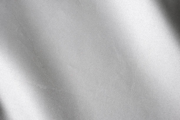 istock Extreme close-up of silver fabric texture background. 1054942078