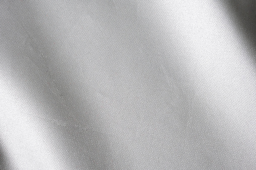 Extreme Closeup Of Silver Fabric Texture Background Stock Photo - Download  Image Now - iStock
