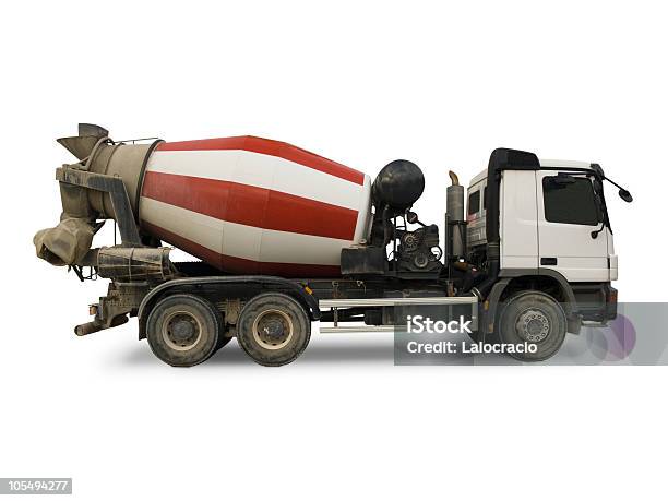 Concrete Mixer Truck Stock Photo - Download Image Now - Cement Mixer, Truck, Bank Deposit Slip