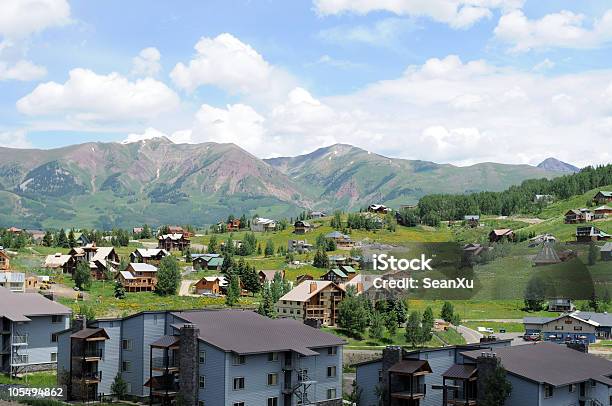 Crested Butte Montanha Resort - Fotografias de stock e mais imagens de Colorado - Colorado, Cena Rural, Casa