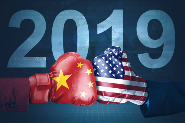 istock America and China trade war in 2019 year 1054955554