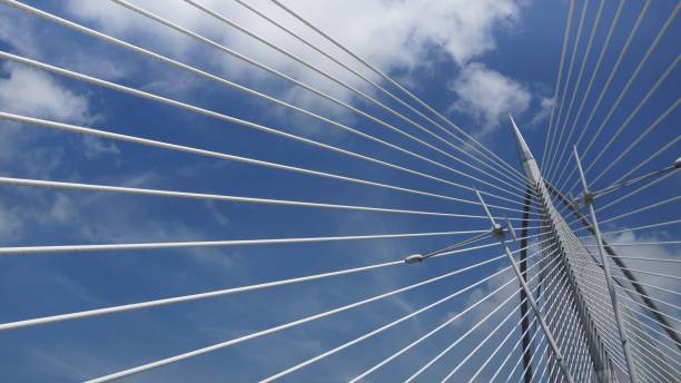 istock Seri Wawasan the cable bridge in Putrajaya 1054955790