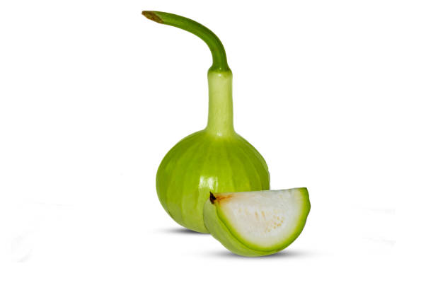 istock Bottle gourd, Calabash gourd isolated on white background 1054956008