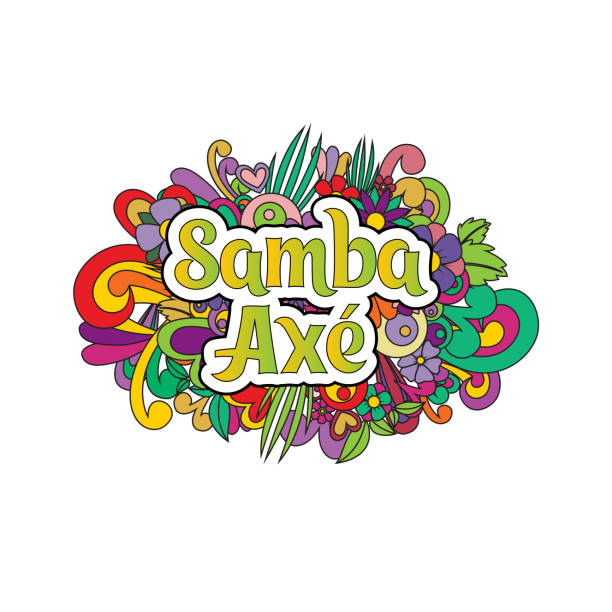 ilustrações, clipart, desenhos animados e ícones de machado de samba. - escola de samba