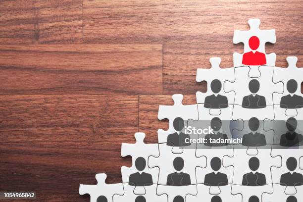 Successful Leader And Corporate Hierarchy Stock Photo - Download Image Now - Organized Group, Corporate Hierarchy, Leadership