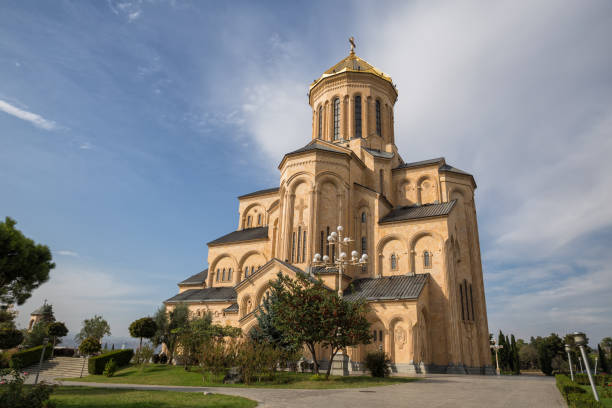 istock Holy Trinity Cathedral of Tbilisi 1054967766