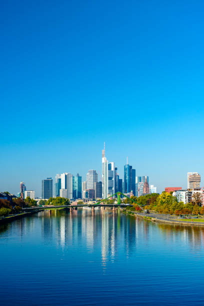 istock Frankfurt City Skyline and Main River, Germany 1054967856