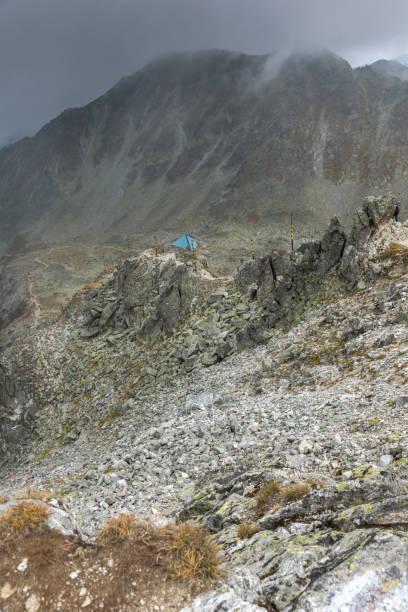 istock Panoramic view from Musala peak, Rila mountain, Bulgaria 1054969586