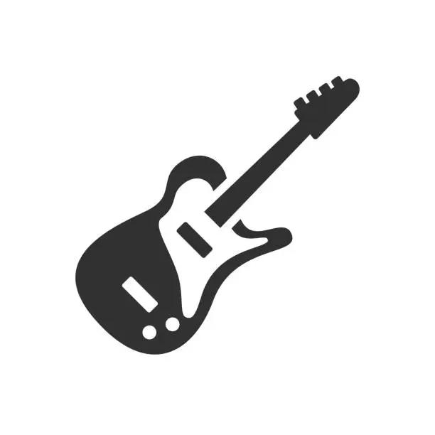 Vector illustration of Electric guitar