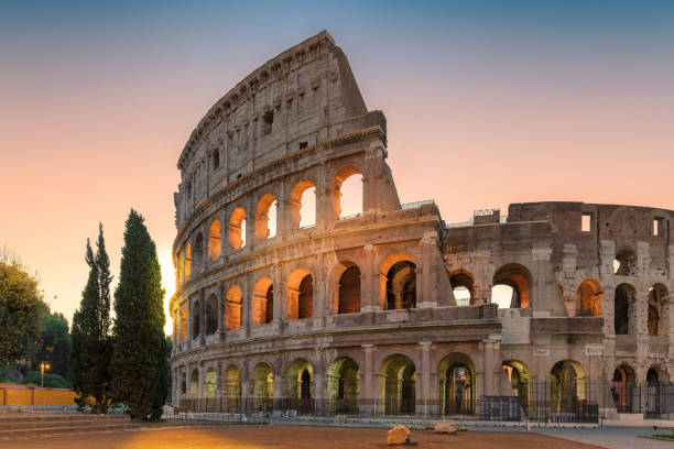 istock Colosseum in Rome at Sunrise 1054985534
