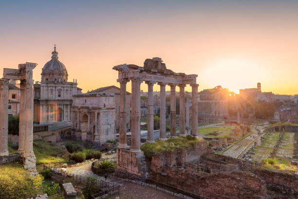 istock Roman Forum at Sunrise 1054985718