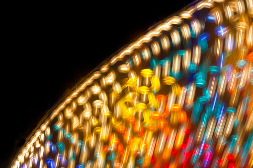 Multicolored abstract light speed as a background