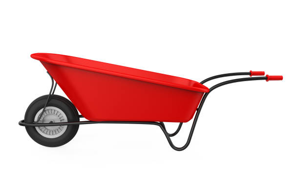 istock Wheelbarrow Isolated 1054994386