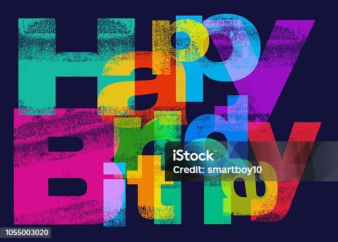 istock Happy Birthday Greeting 1055003020