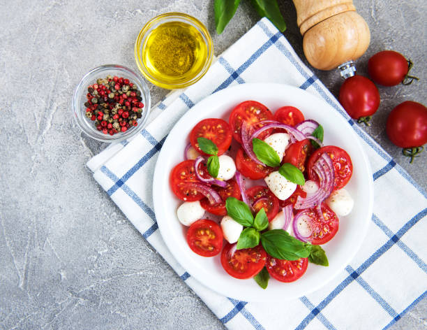 istock Italian caprese salad 1055024288