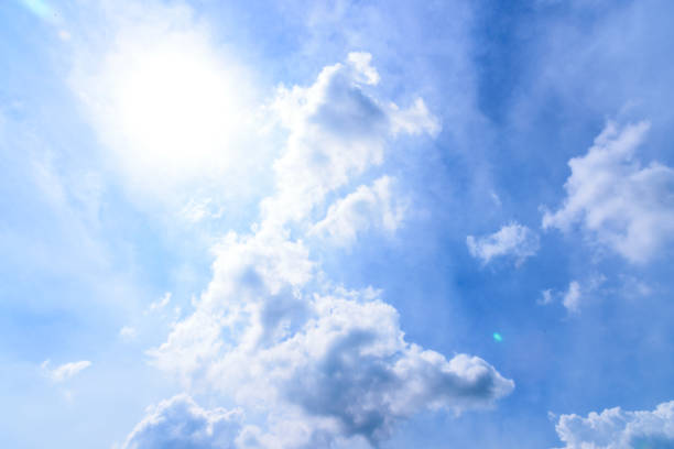 istock Blue sky with cloud in the morning. 1055026826