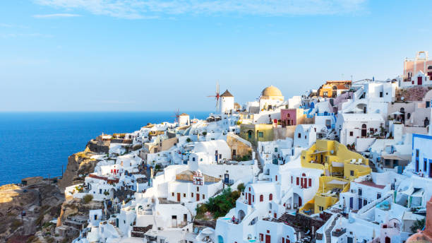 istock Traditional Oia Santorini's houses 1055028990